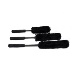 MaxShine Detailing Maxshine Wheel Wool Brush Kit , Black, 45cm 40cm 35cm