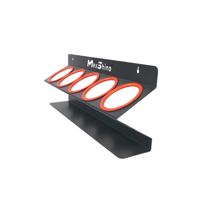 MaxShine Detailing MaxShine Spray Bottle And Compound Holder – Wall Mounted 5 Holes-Red 3 MaxShine Detailing MaxShine Spray Bottle And Compound Holder – Wall Mounted 5 Holes-Red