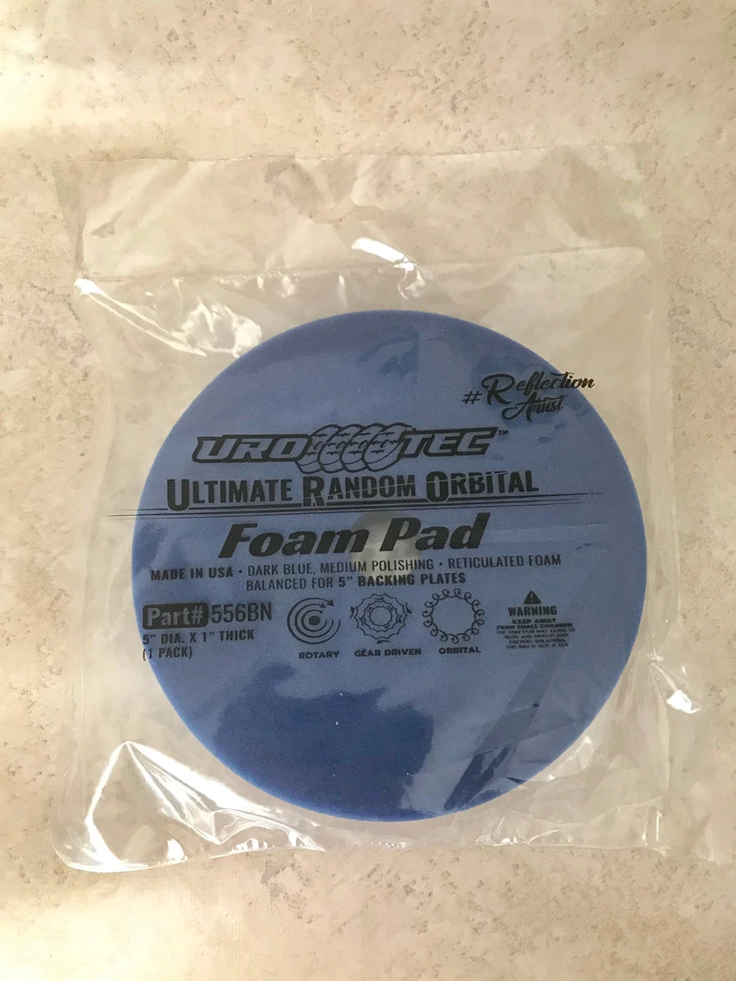 Buff And Shine Uro-Tec™ Dark Blue Medium Polishing Foam Pad 3 Buff And Shine Uro-Tec™ Dark Blue Medium Polishing Foam Pad