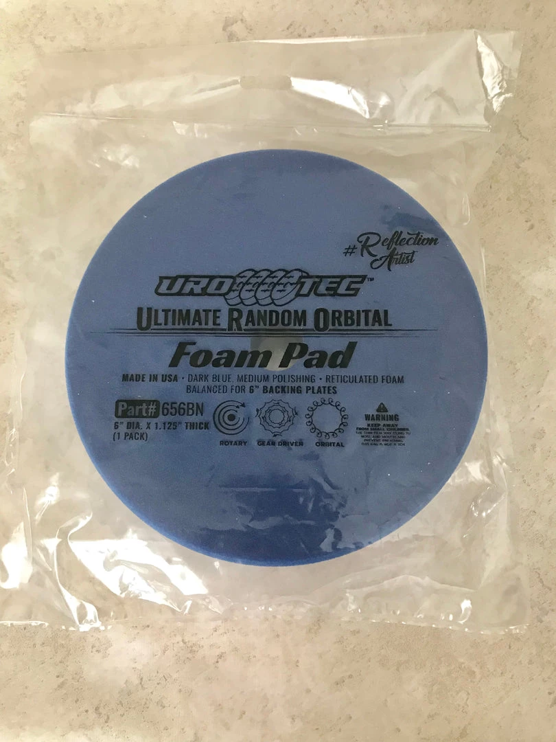 Buff And Shine Uro-Tec™ Dark Blue Medium Polishing Foam Pad 1 Buff And Shine Uro-Tec™ Dark Blue Medium Polishing Foam Pad