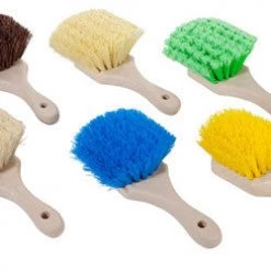 Magnolia Brush Magnolia Short Handle Super Soft Fender/Utility Brush-Green