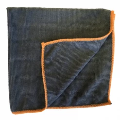 Qnix Gray Glass Cleaning Microfiber Towel(12/pk)