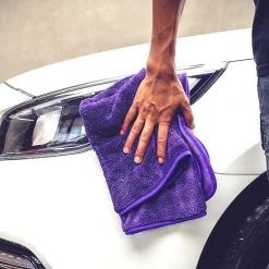 MaxShine Detailing Maxshine 600GSM Purple Single Twisted Loop Drying Towel