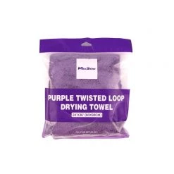 MaxShine Detailing Maxshine 600GSM Purple Single Twisted Loop Drying Towel