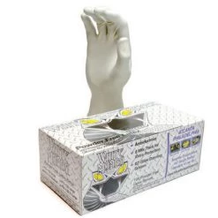 Black Mamba Gloves White Mamba 8mil. Latex Disposable Gloves Accessories