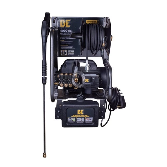 BE Power Equipment BE Wall Mount 1.5HP 1500 PSI 2-in-1 Accessories 1 BE Power Equipment BE Wall Mount 1.5HP 1500 PSI 2-in-1 Accessories