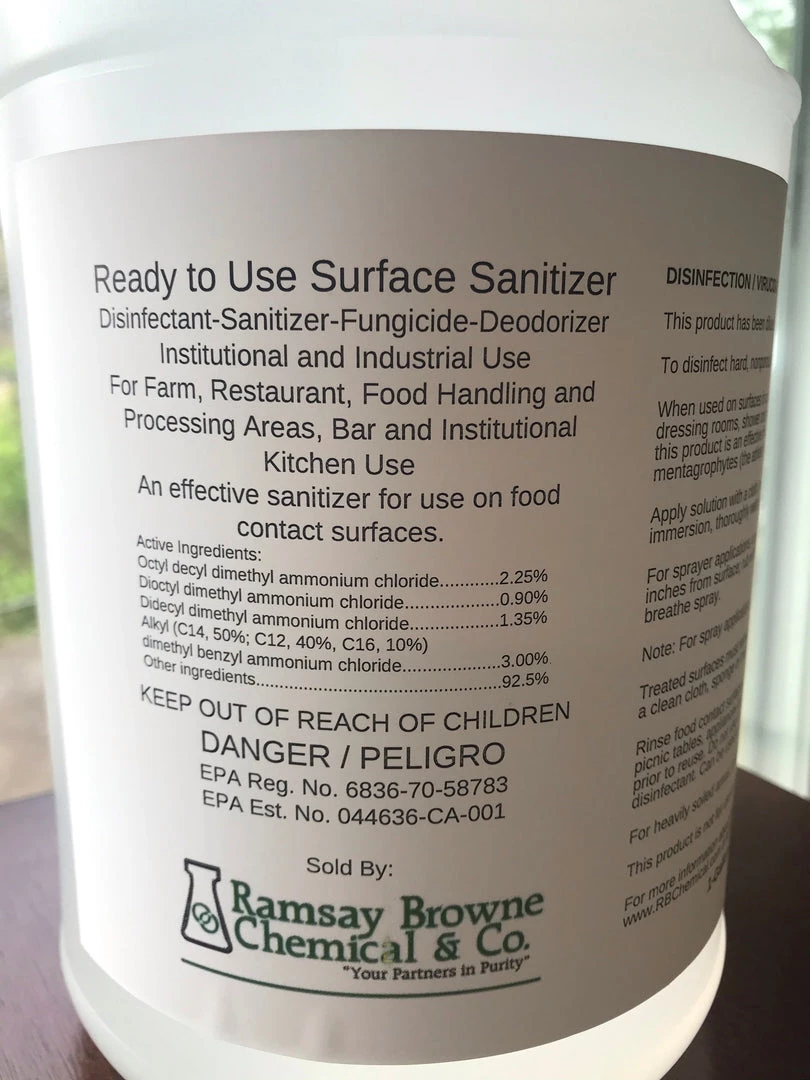 P & S Detail Products P&S RTU Surface Sanitizer-1gal. 2 P & S Detail Products P&S RTU Surface Sanitizer-1gal.